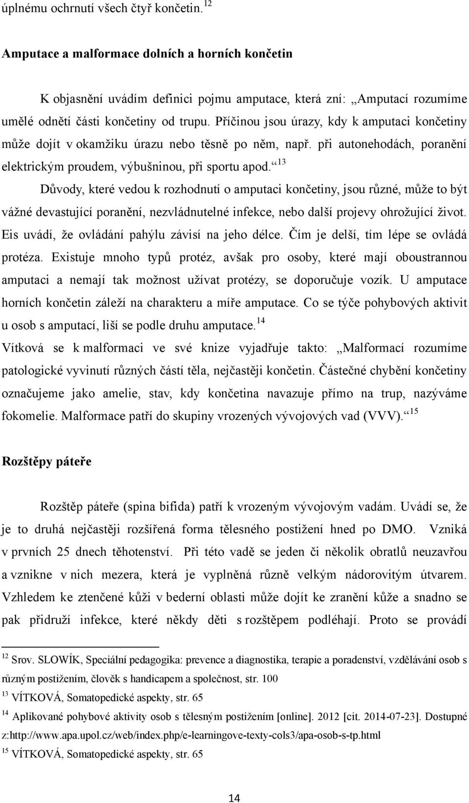 Příčinou jsou úrazy, kdy k amputaci končetiny můţe dojít v okamţiku úrazu nebo těsně po něm, např. při autonehodách, poranění elektrickým proudem, výbušninou, při sportu apod.