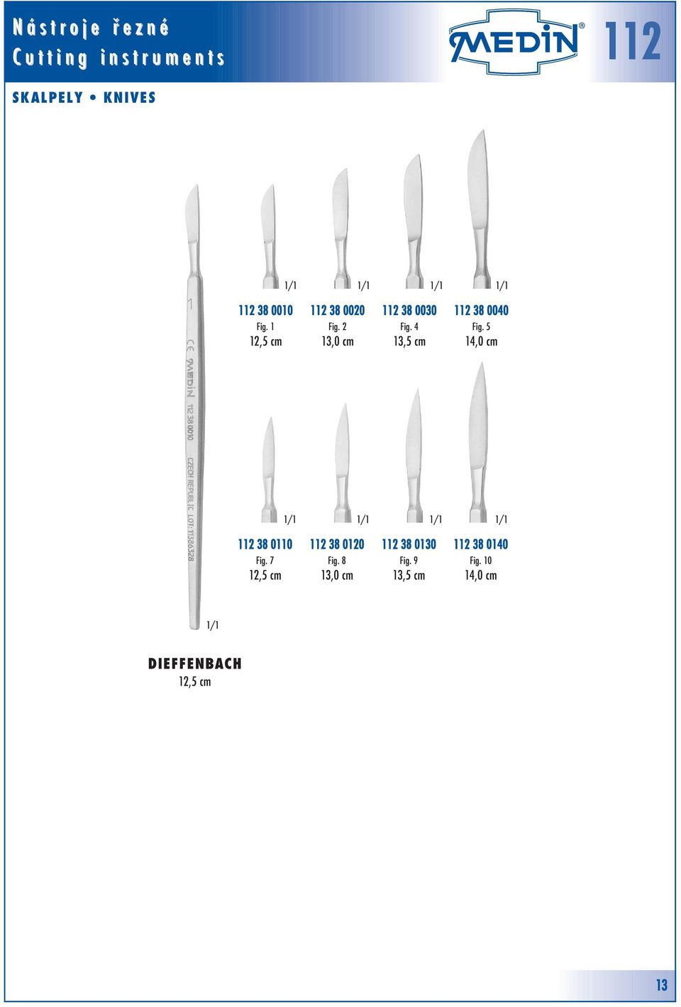 4 13,5 cm 112 38 0040 Fig. 5 14,0 cm 112 38 0110 Fig.