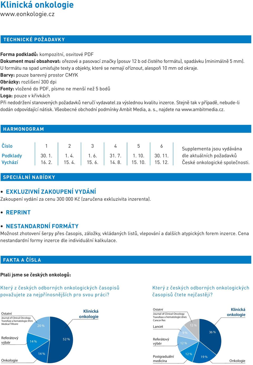 Barvy: pouze barevný prostor CMYK Obrázky: rozlišení 300 dpi Fonty: vložené do PDF, písmo ne menší než 5 bodů Loga: pouze v křivkách Při nedodržení stanovených požadavků neručí vydavatel za výslednou