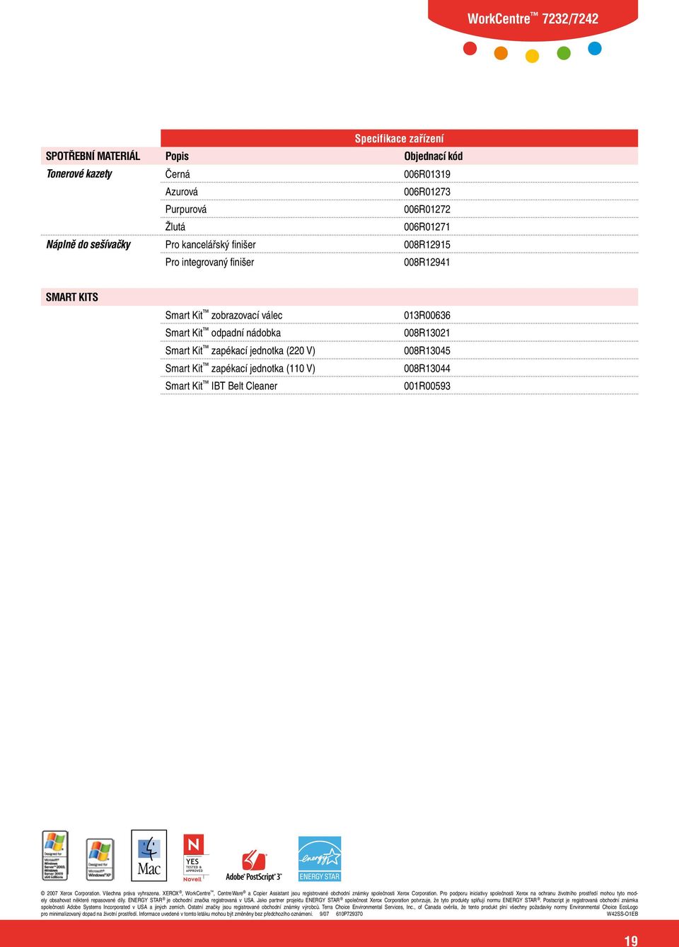 013R00636 008R13021 008R13045 008R13044 001R00593 2007 Xerox Corporation. Všechna práva vyhrazena.