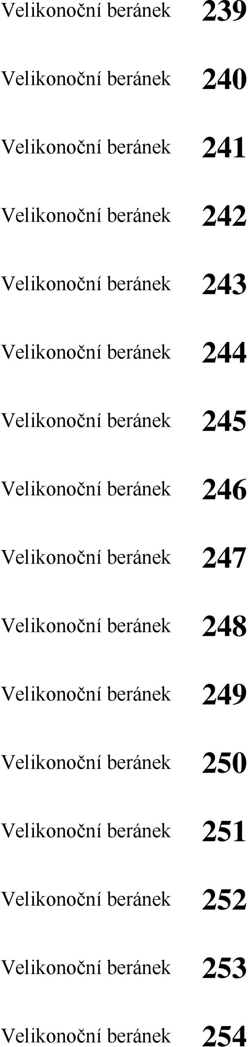 Velikonoční beránek 247 Velikonoční beránek 248 Velikonoční beránek 249 Velikonoční beránek 250