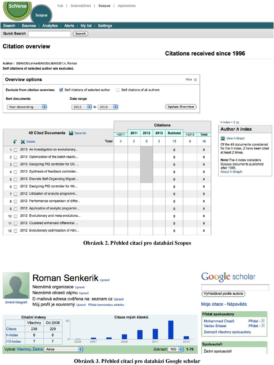 databázi Scopus Obrázek