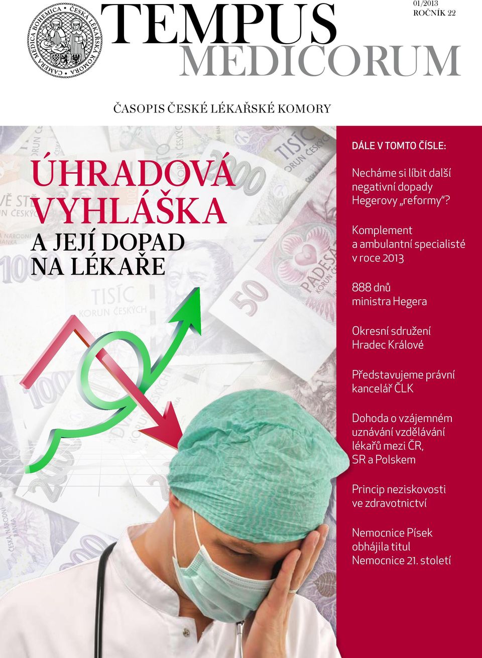 Komplement a ambulantní specialisté v roce 2013 888 dnů ministra Hegera Okresní sdružení Hradec Králové Představujeme