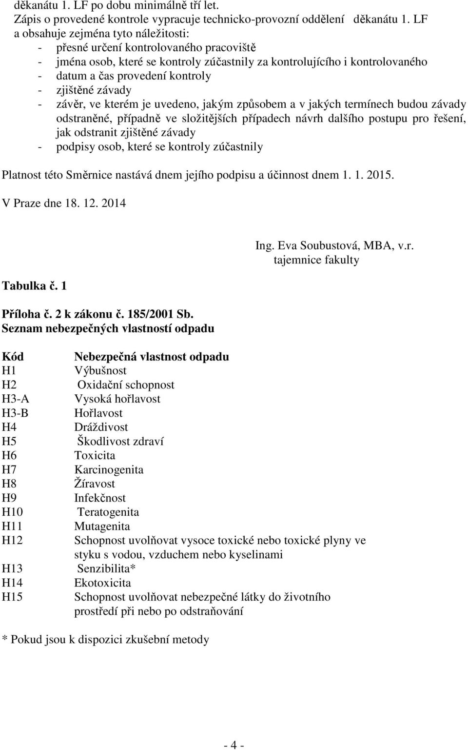 zjištěné závady - závěr, ve kterém je uvedeno, jakým způsobem a v jakých termínech budou závady odstraněné, případně ve složitějších případech návrh dalšího postupu pro řešení, jak odstranit zjištěné