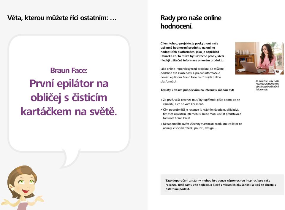 To může být užitečné pro ty, kteří hledají užitečné informace o novém produktu.
