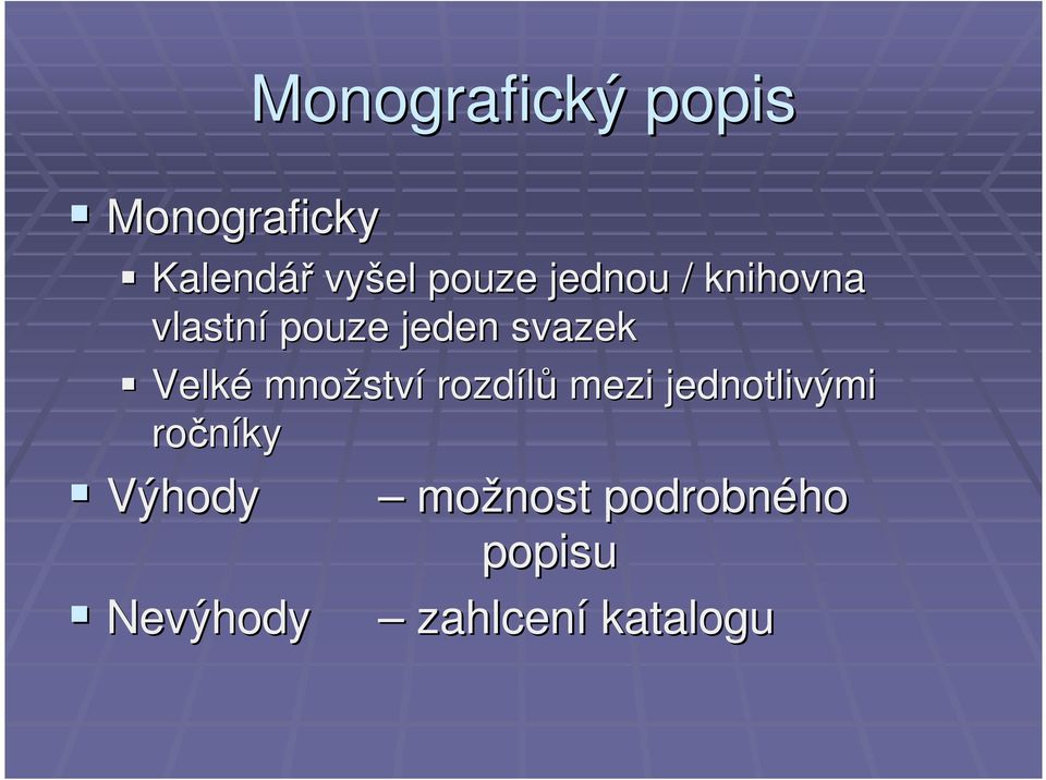 množstv ství rozdílů mezi jednotlivými ročníky