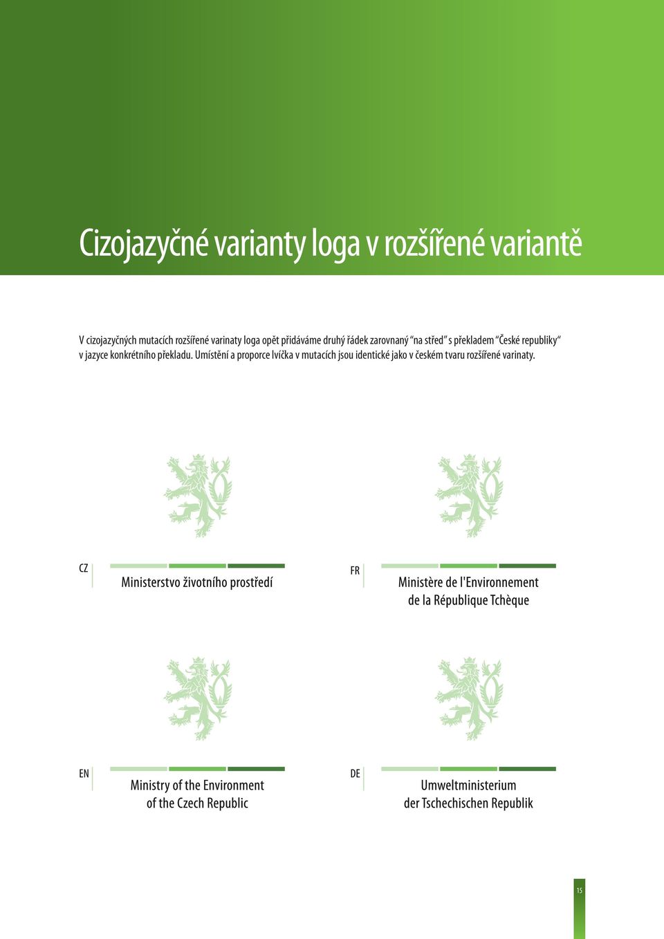 překladem České republiky v jazyce konkrétního překladu.