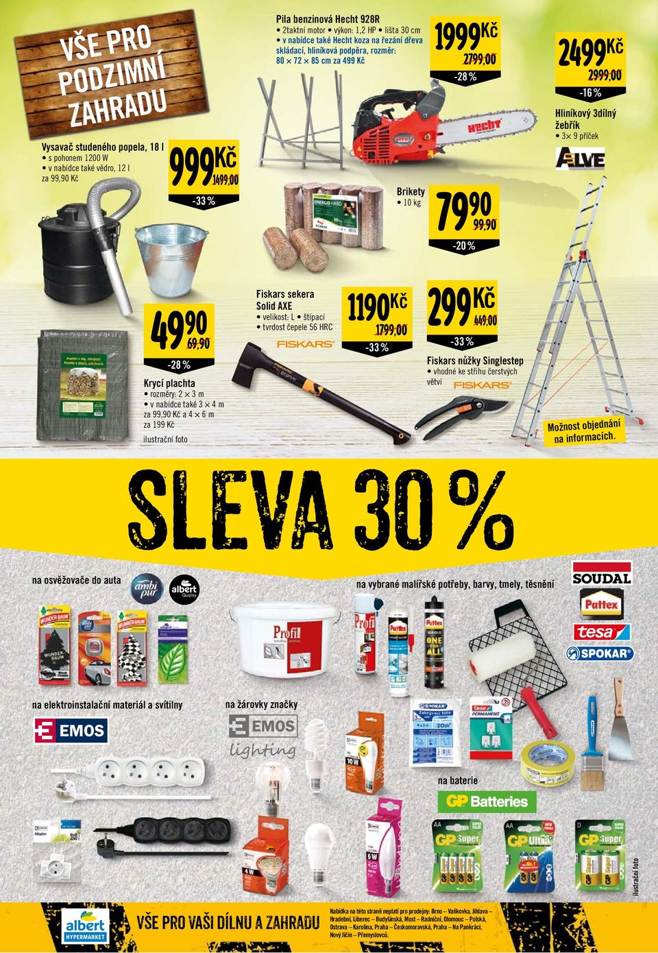 rozměry: 2 3 m v nabídce také 3 4 m za 99, a 4 6 m za 199 ilustrační foto Fiskars sekera Solid AXE velikost: L štípací tvrdost čepele 56 HRC 11 1799,00 299 449,00-33% Fiskars nůžky Singlestep vhodné