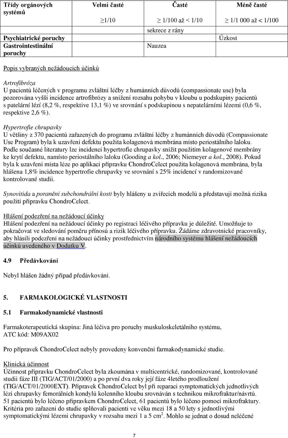 pacientů s patelární lézí (8,2 %, respektive 13,1 %) ve srovnání s podskupinou s nepatelárními lézemi (0,6 %, respektive 2,6 %).