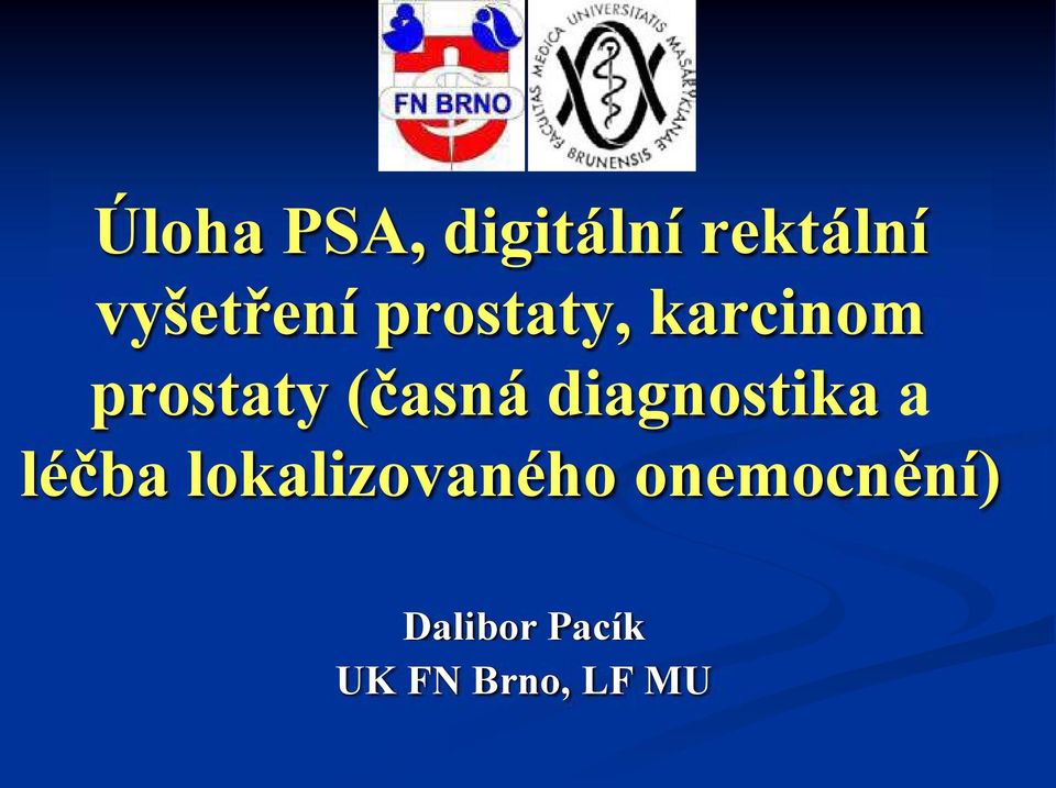 (časná diagnostika a léčba