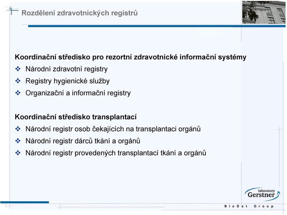 registry Koordinační středisko transplantací Národní registr osob čekajících na transplantaci