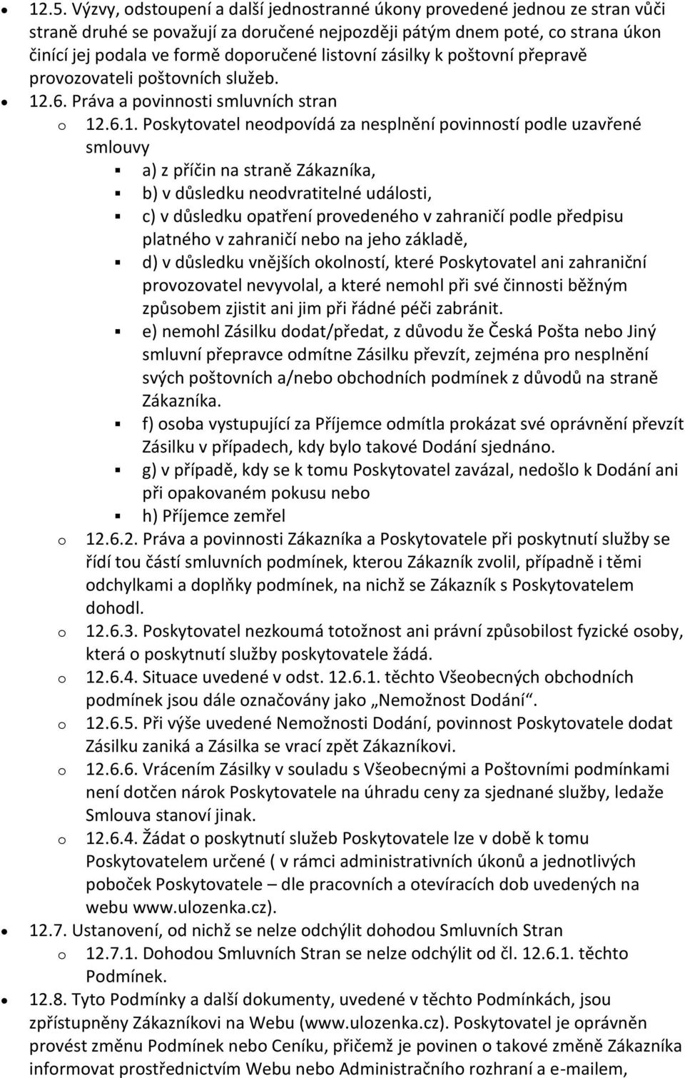 .6. Práva a pvinnsti smluvních stran 12