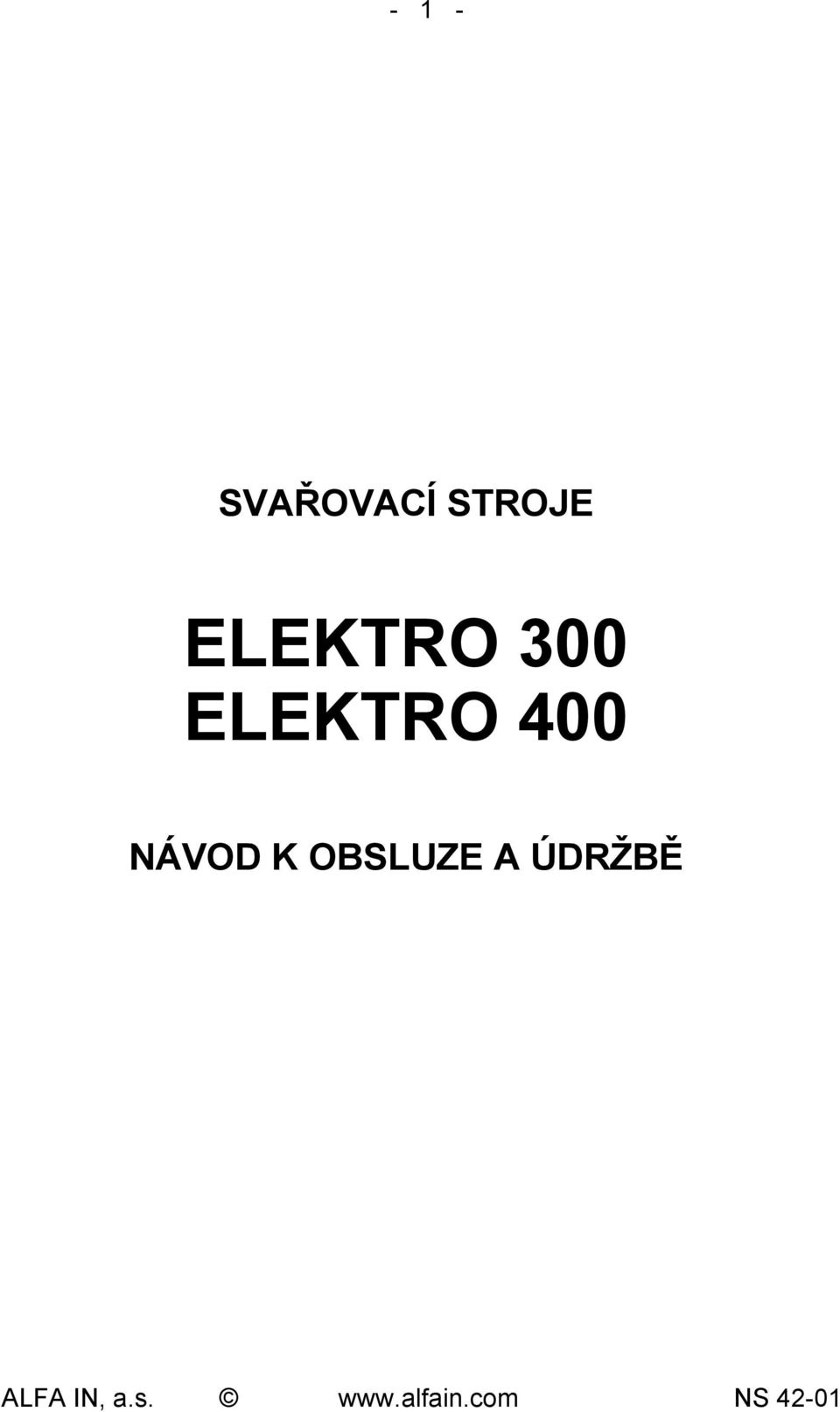 300 ELEKTRO 400