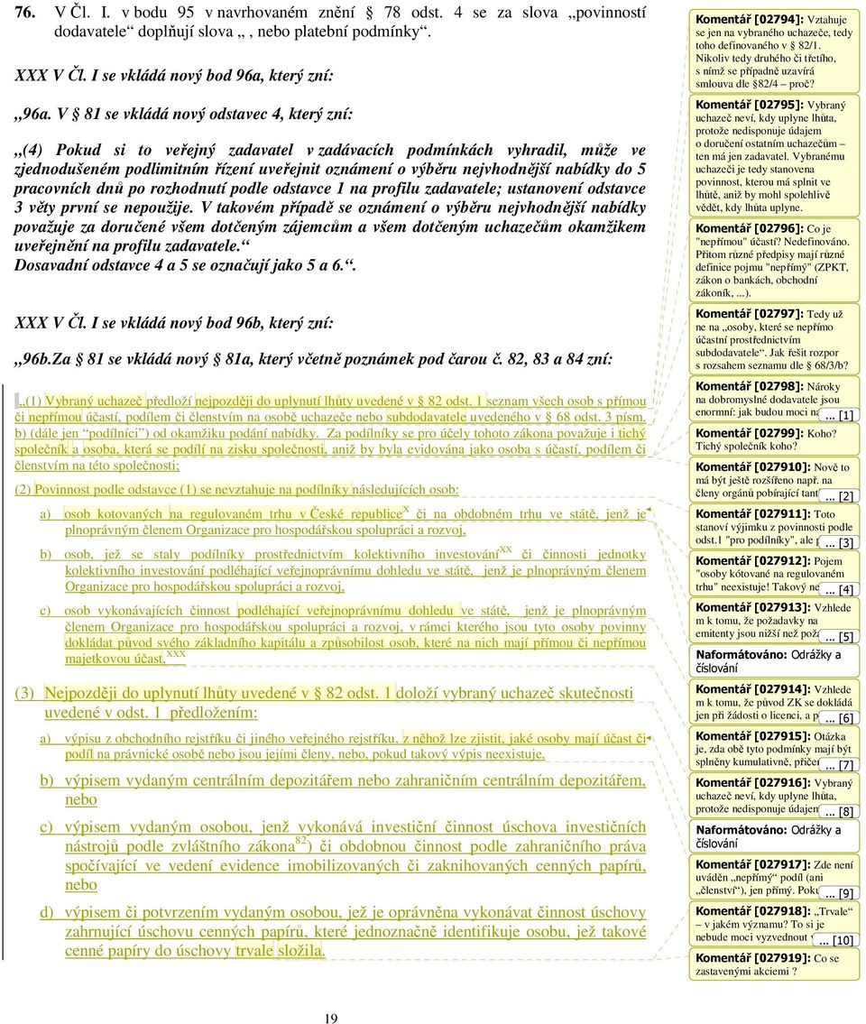 nabídky do 5 pracovních dnů po rozhodnutí podle odstavce 1 na profilu zadavatele; ustanovení odstavce 3 věty první se nepoužije.