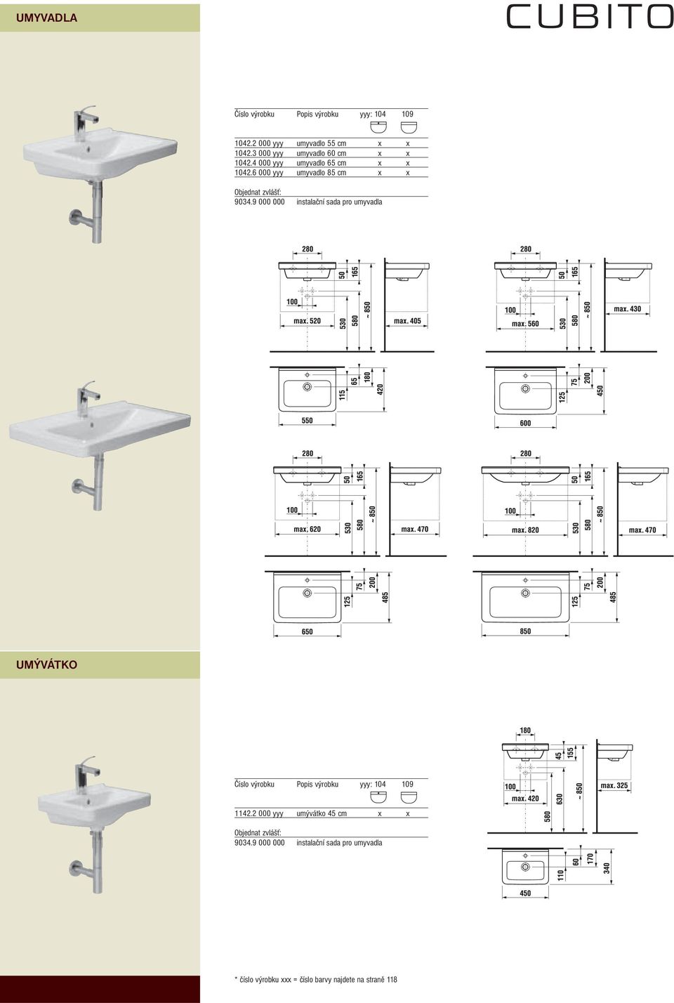 6 000 yyy umyvadlo 85 cm x x 9034.