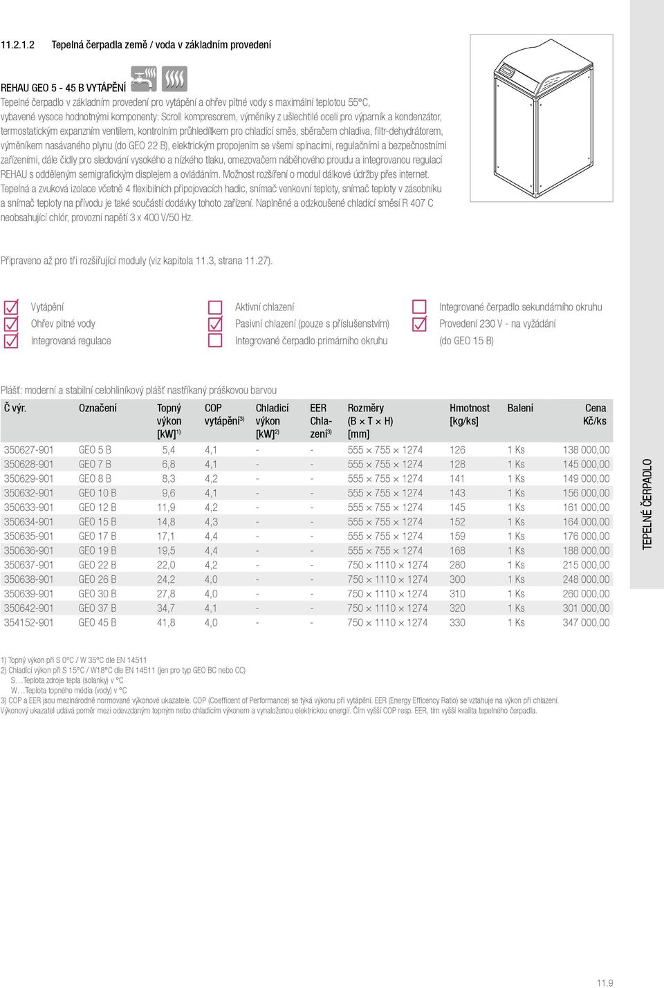 filtr-dehydrátorem, výměníkem nasávaného plynu (do GEO 22 B), elektrickým propojením se všemi spínacími, regulačními a bezpečnostními zařízeními, dále čidly pro sledování vysokého a nízkého tlaku,