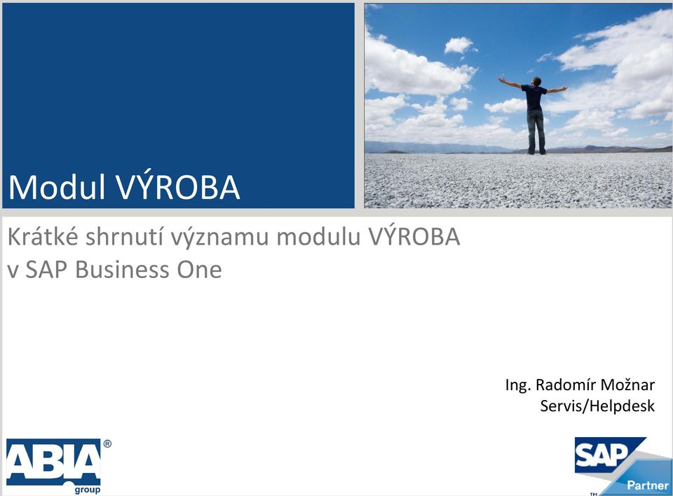 VÝROBA v SAP Business One