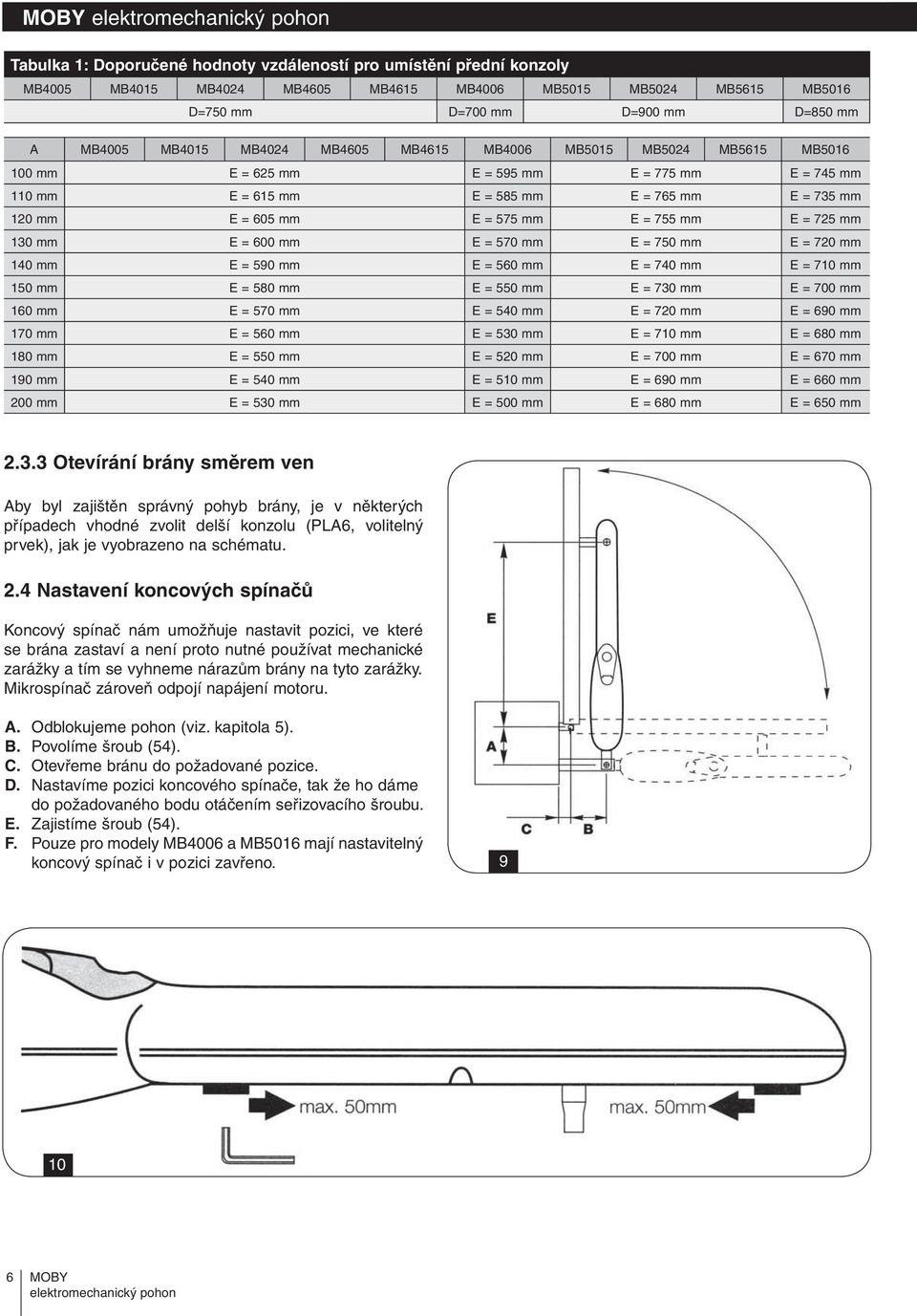 mm 130 mm E = 600 mm E = 570 mm E = 750 mm E = 720 mm 140 mm E = 590 mm E = 560 mm E = 740 mm E = 710 mm 150 mm E = 580 mm E = 550 mm E = 730 mm E = 700 mm 160 mm E = 570 mm E = 540 mm E = 720 mm E =