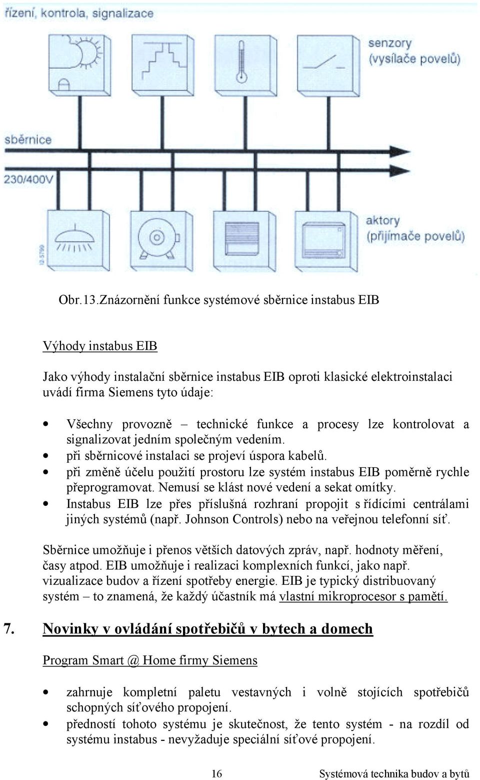 technické funkce a procesy lze kontrolovat a signalizovat jedním společným vedením. při sběrnicové instalaci se projeví úspora kabelů.