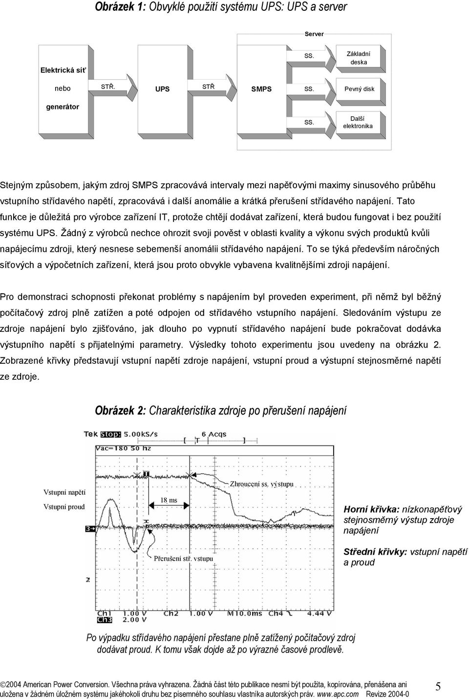 střídavého napájení. Tato funkce je důležitá pro výrobce zařízení IT, protože chtějí dodávat zařízení, která budou fungovat i bez použití systému UPS.