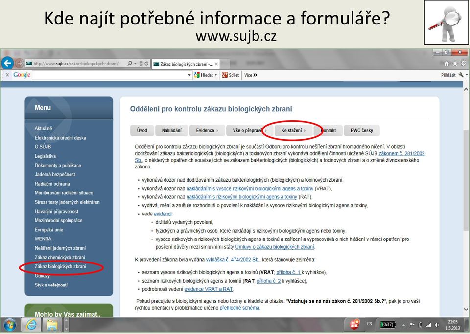 informace a