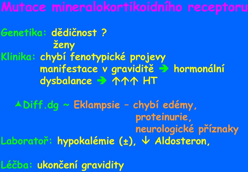 hormonální dysbalance HT Diff.