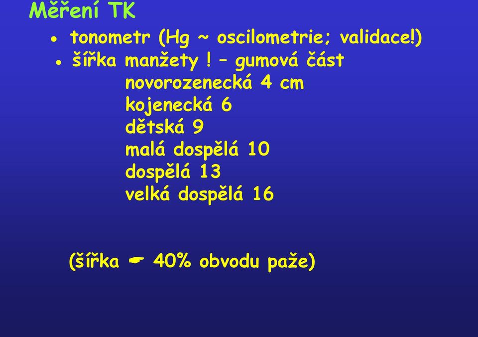 gumová část novorozenecká 4 cm kojenecká 6