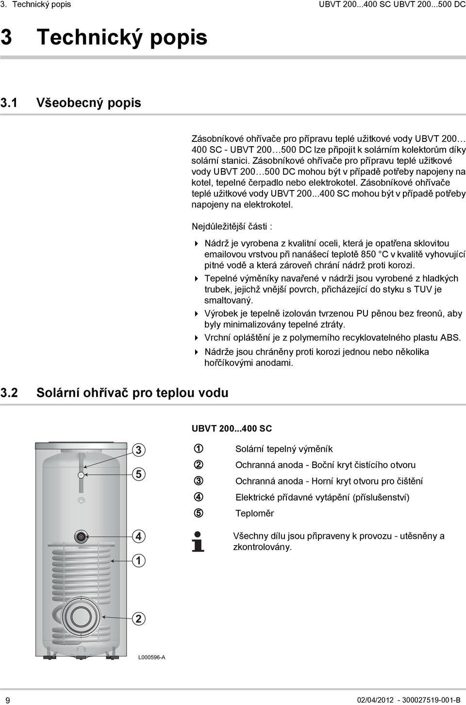 Zásobníkové ohřívače pro přípravu teplé užitkové vody UBVT 200 500 DC mohou být v případě potřeby napojeny na kotel, tepelné čerpadlo nebo elektrokotel.