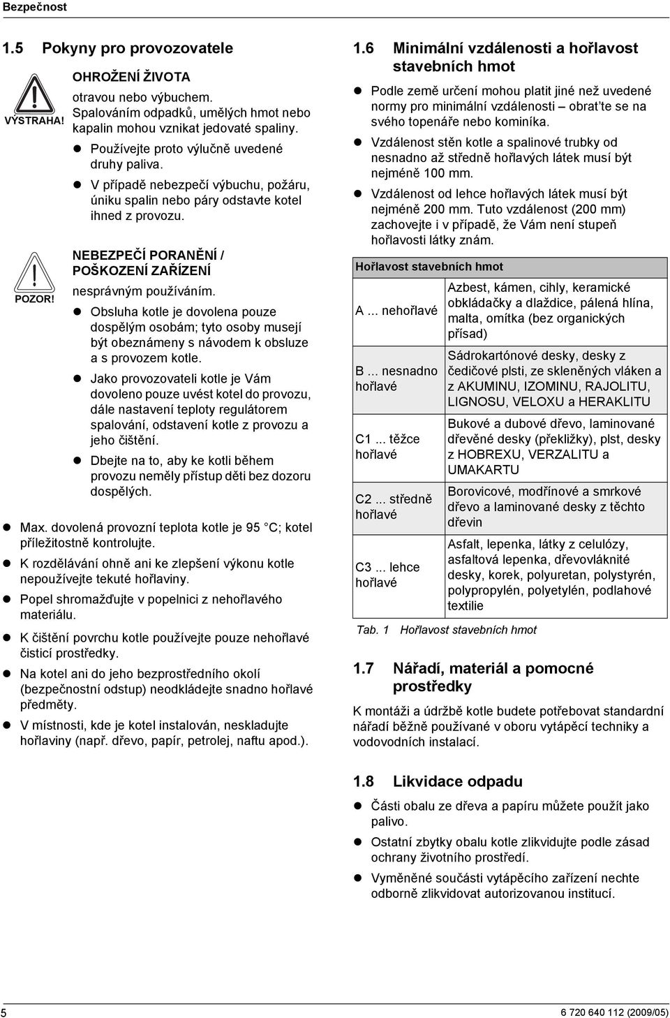 NEBEZPEČÍ PORANĚNÍ / POŠKOZENÍ ZAŘÍZENÍ nesprávným používáním. Obsluha kotle je dovolena pouze dospělým osobám; tyto osoby musejí být obeznámeny s návodem k obsluze a s provozem kotle.