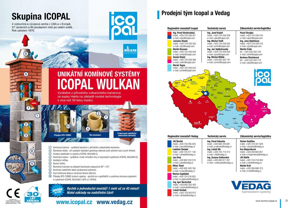 Icopal wulkan unikalne systemy kominowe Produkowane z naturalnej skały wulkanicznej na licencji Icopal Norwegia Technologia sprawdzona przez 30 lat w wymagających skandynawskich warunkach pogodowych