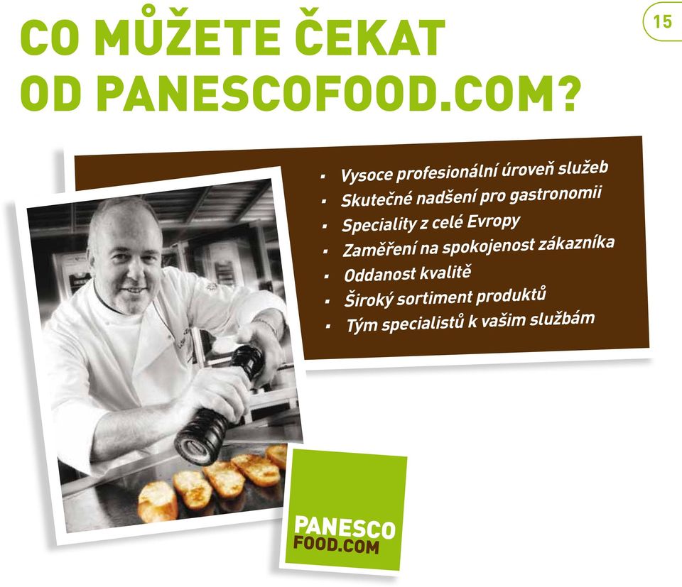 gastronomii Speciality z celé Evropy Zaměření na