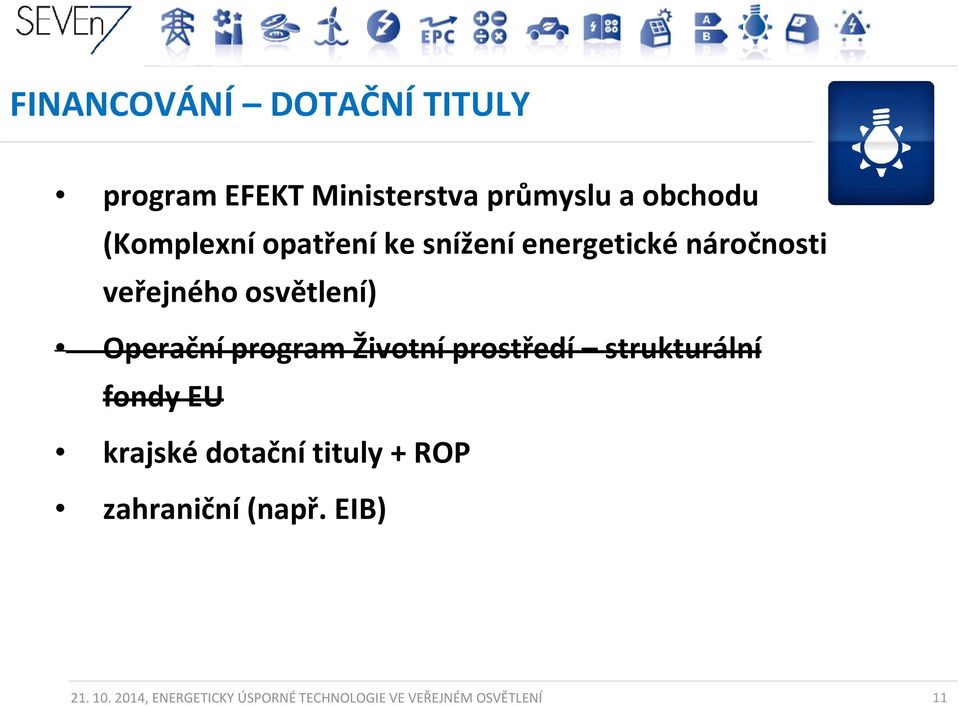 Operační program Životní prostředí strukturální fondy EU krajské dotační tituly +