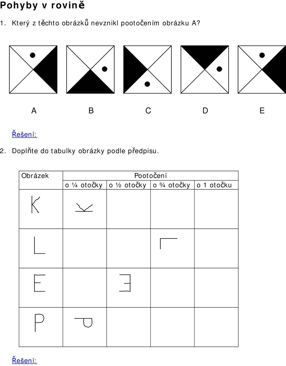 obrázku A? A B C D E 2.