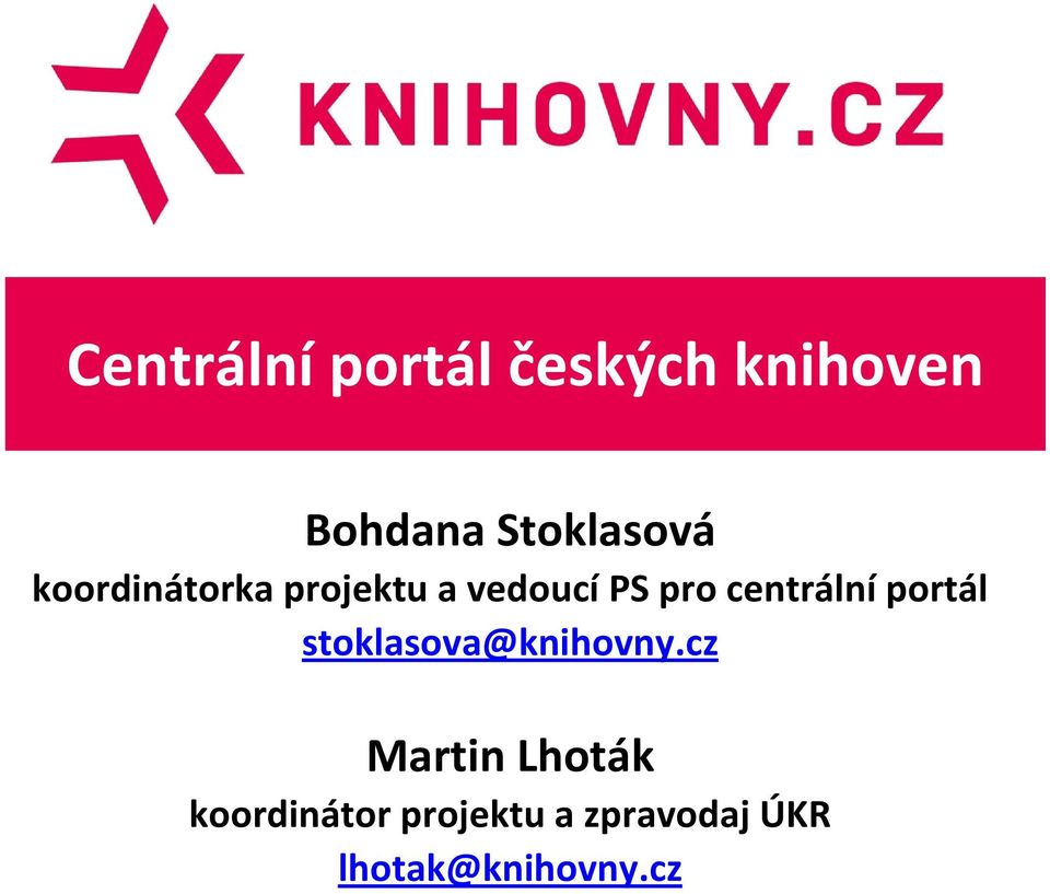 centrální portál stoklasova@knihovny.