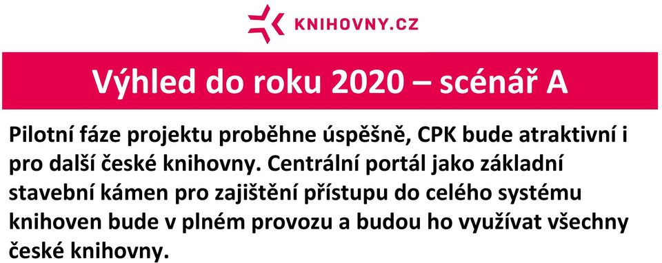 Centrální portál jako základní stavební kámen pro zajištění přístupu