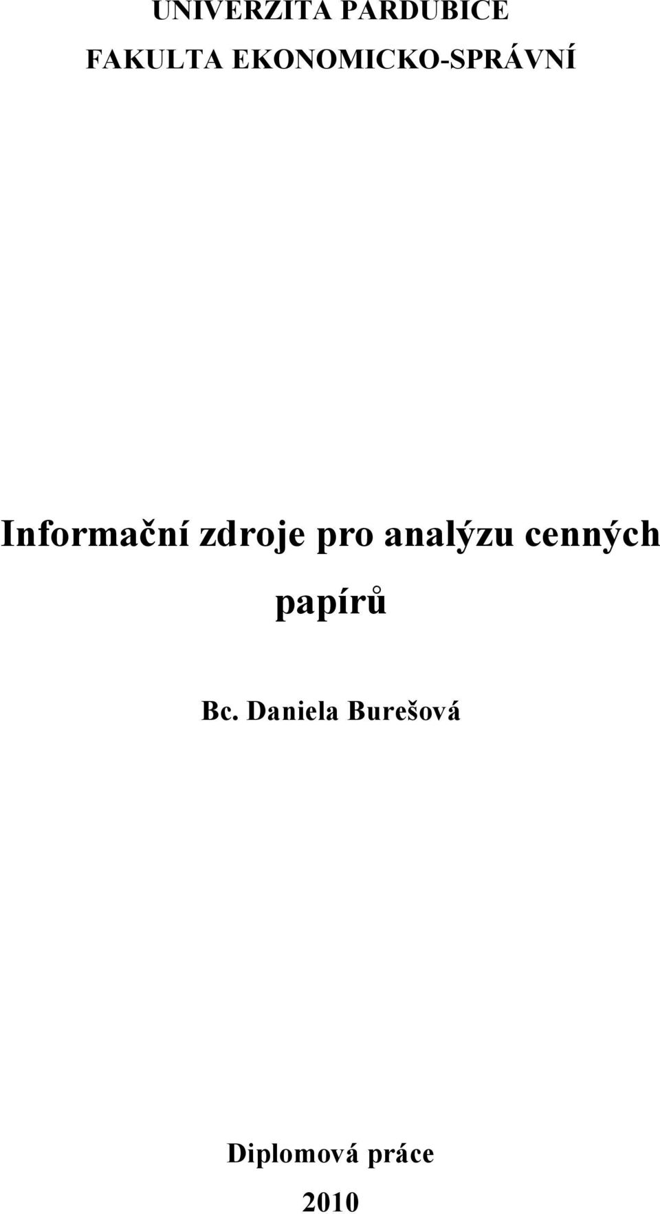 zdroje pro analýzu cenných papírů