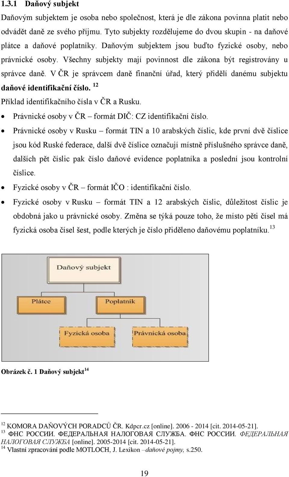 Všechny subjekty mají povinnost dle zákona být registrovány u správce daně. V ČR je správcem daně finanční úřad, který přidělí danému subjektu daňové identifikační číslo.