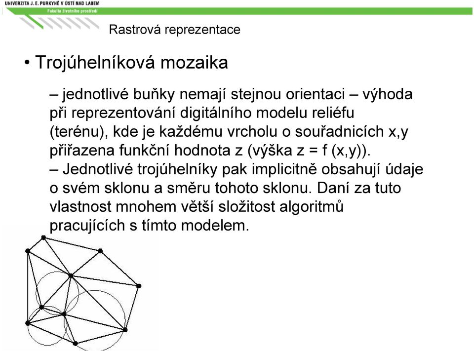 funkční hodnota z (výška z = f (x,y)).