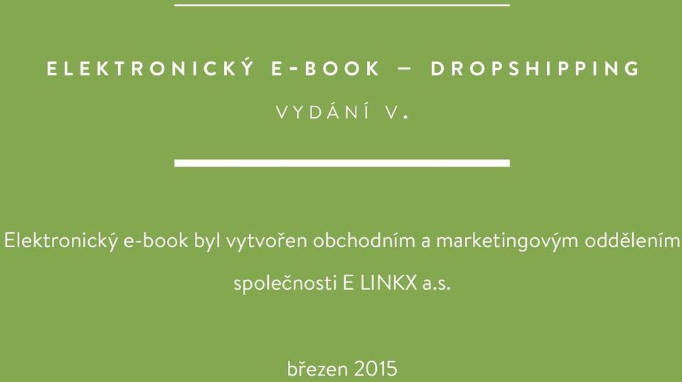 Elektronický e-book byl vytvořen obchodním a