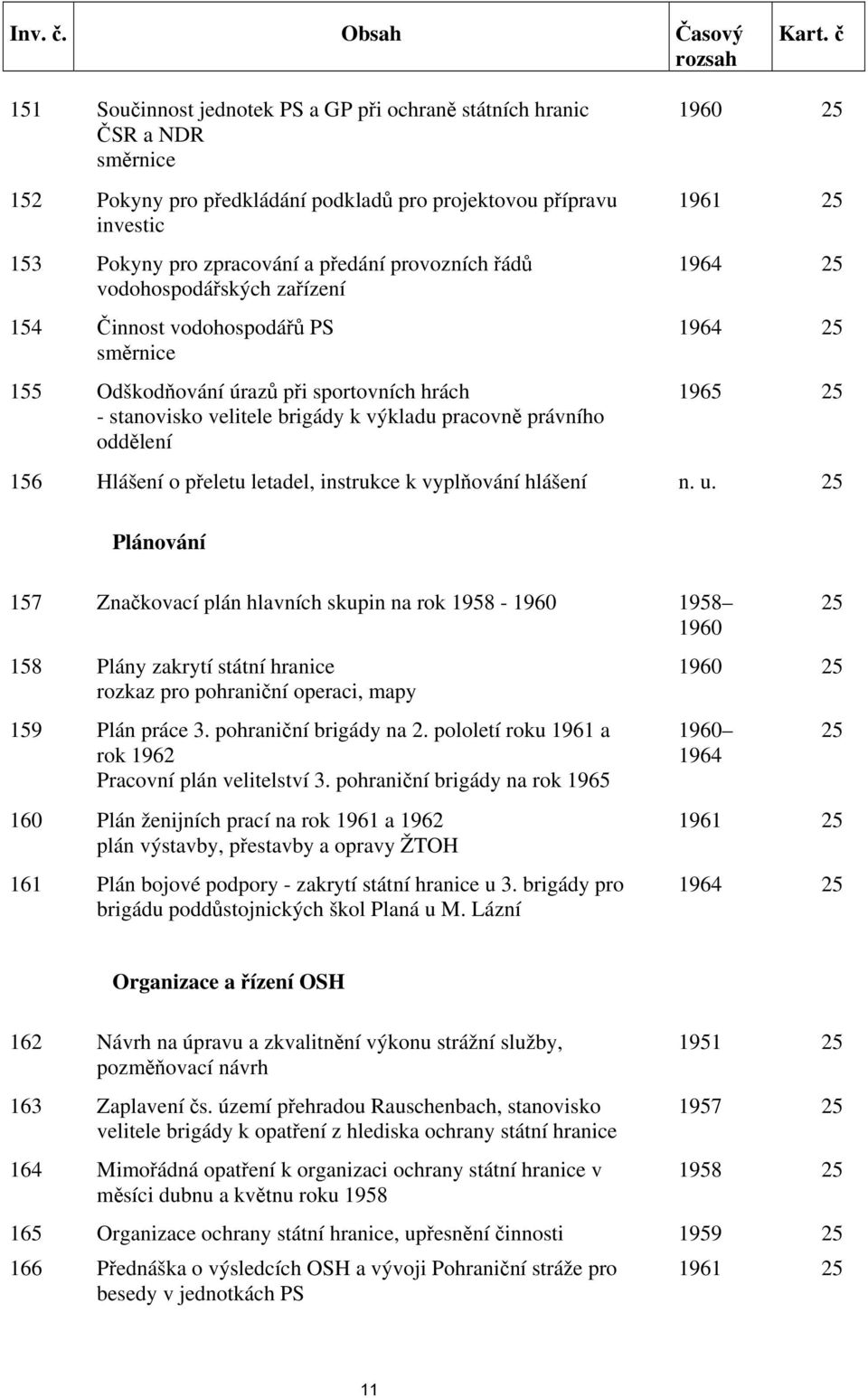 pracovně právního oddělení 156 Hlášení o přeletu letadel, instrukce k vyplňování hlášení n. u.