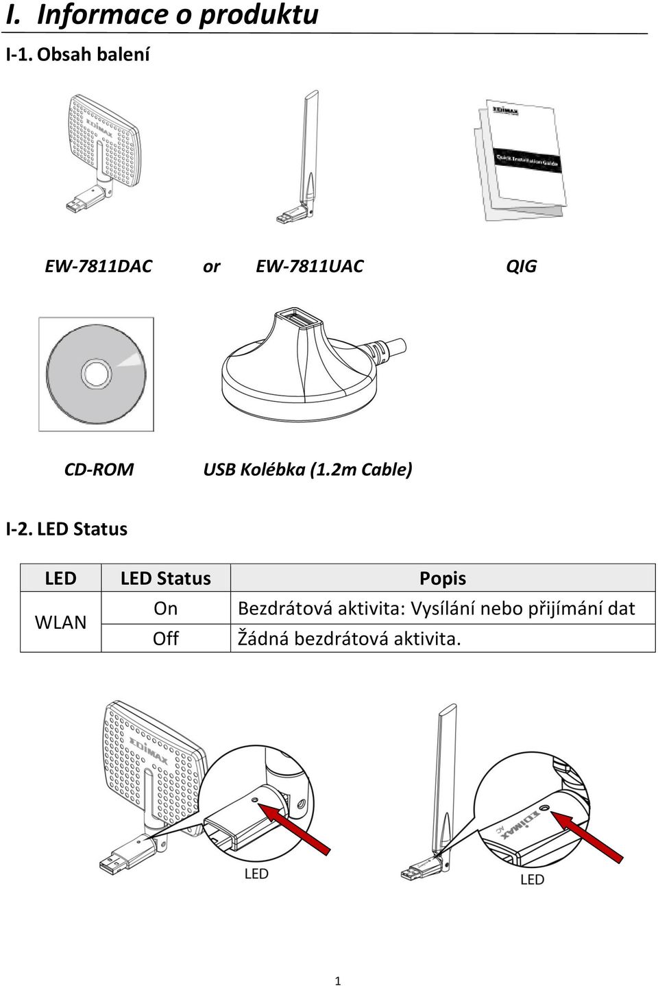 Kolébka (1.2m Cable) I-2.