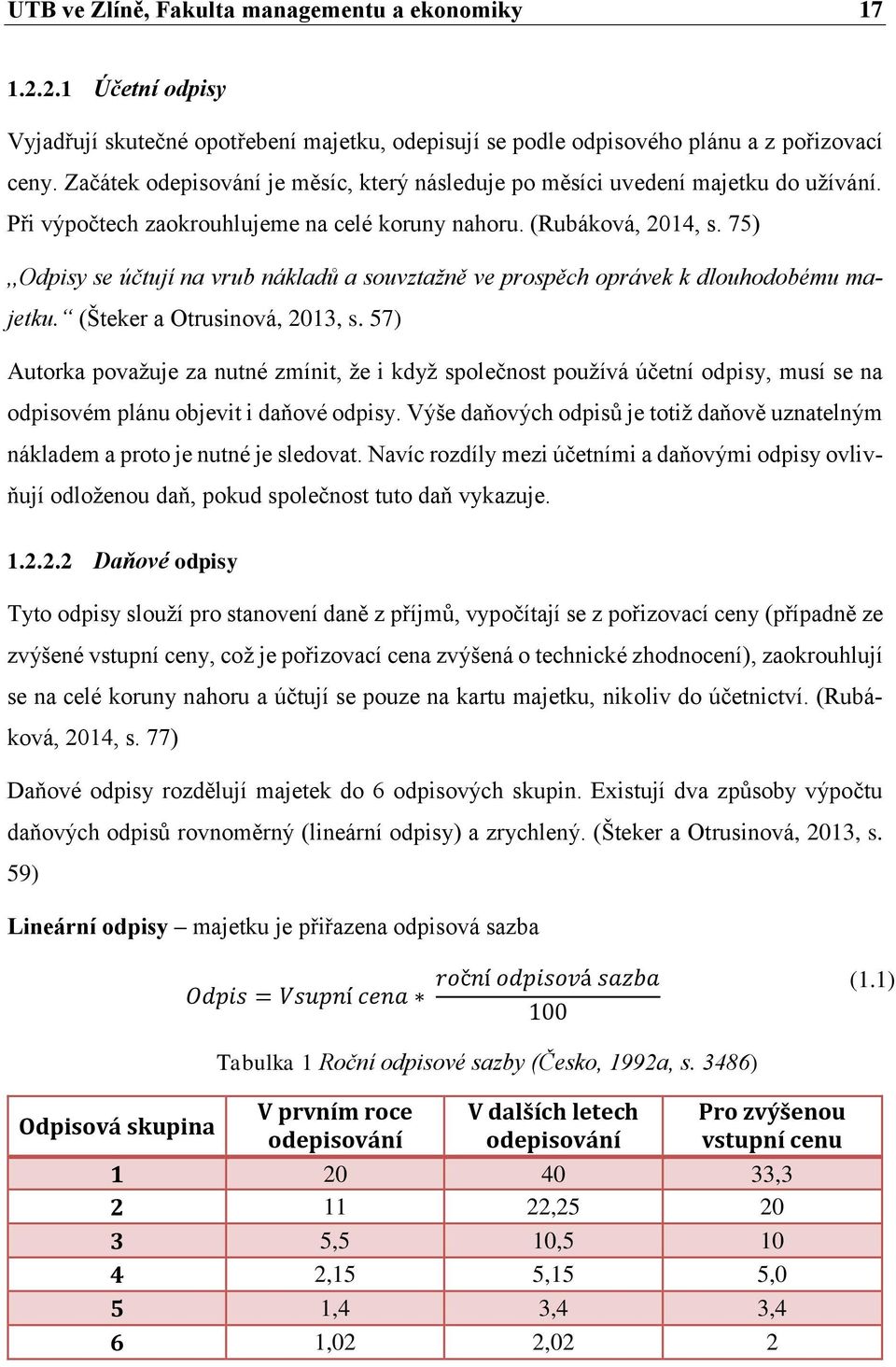 75),,Odpisy se účtují na vrub nákladů a souvztažně ve prospěch oprávek k dlouhodobému majetku. (Šteker a Otrusinová, 2013, s.