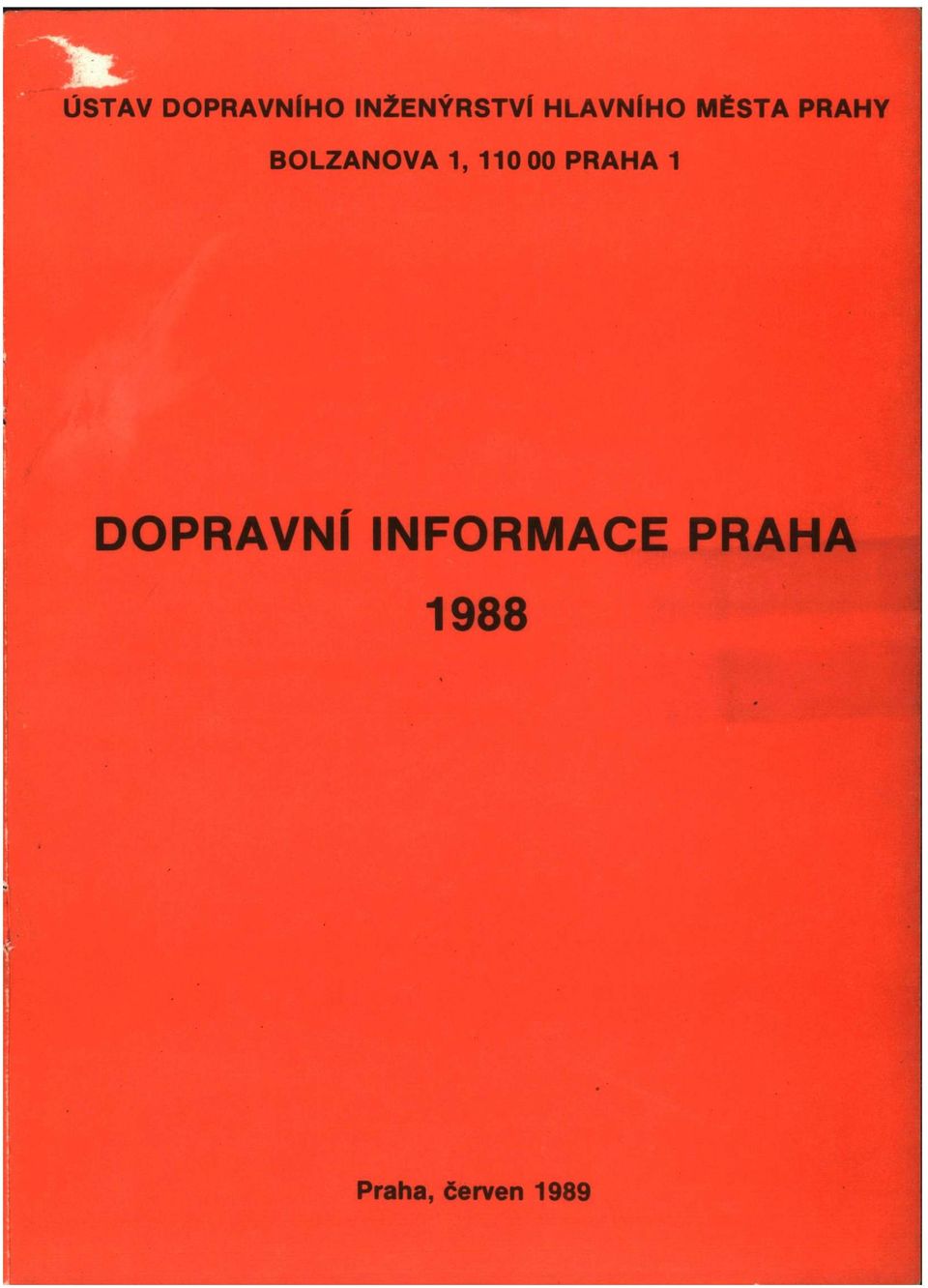 1, 110 00 PRAHA 1 DOPRAVNÍ