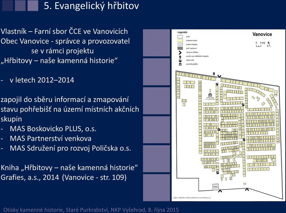 stavu pohřebišť na území místních akčních skupin - MAS Boskovicko PLUS, o.s. - MAS Partnerství venkova - MAS Sdružení pro rozvoj Poličska o.