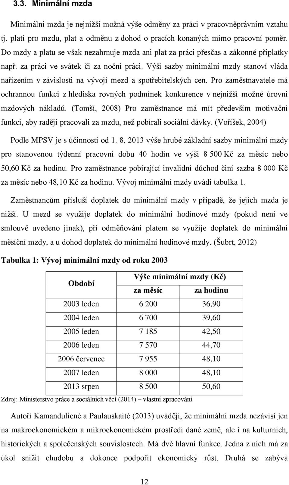 Výši sazby minimální mzdy stanoví vláda nařízením v závislosti na vývoji mezd a spotřebitelských cen.