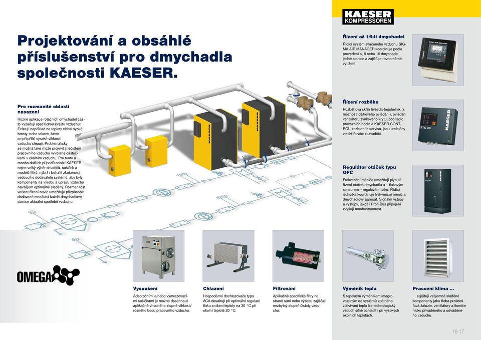 Pro rozmanité oblasti nasazení Různé aplikace rotačních dmychadel často vyžadují specifickou kvalitu vzduchu: Existují například na teploty citlivé sypké hmoty, nebo takové, které se při příliš