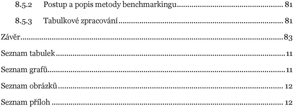 .. 83 Seznam tabulek... 11 Seznam grafů.