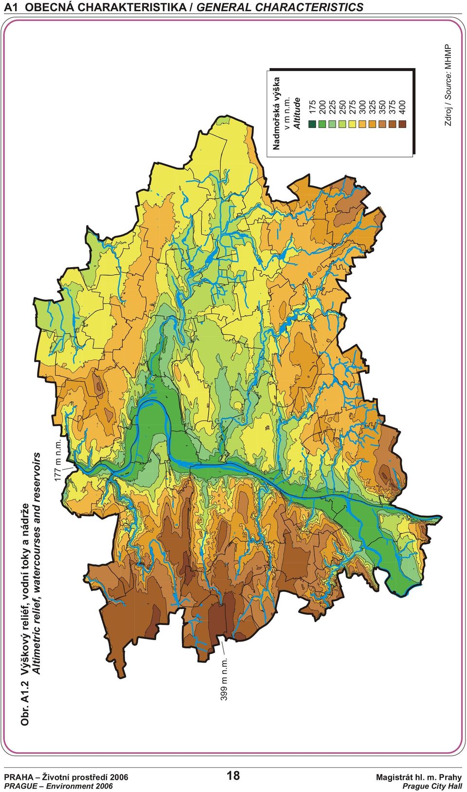 reservoirs 18 Zdroj / Source: MHMP 175 200 225 250 275 300 325 350 375 400