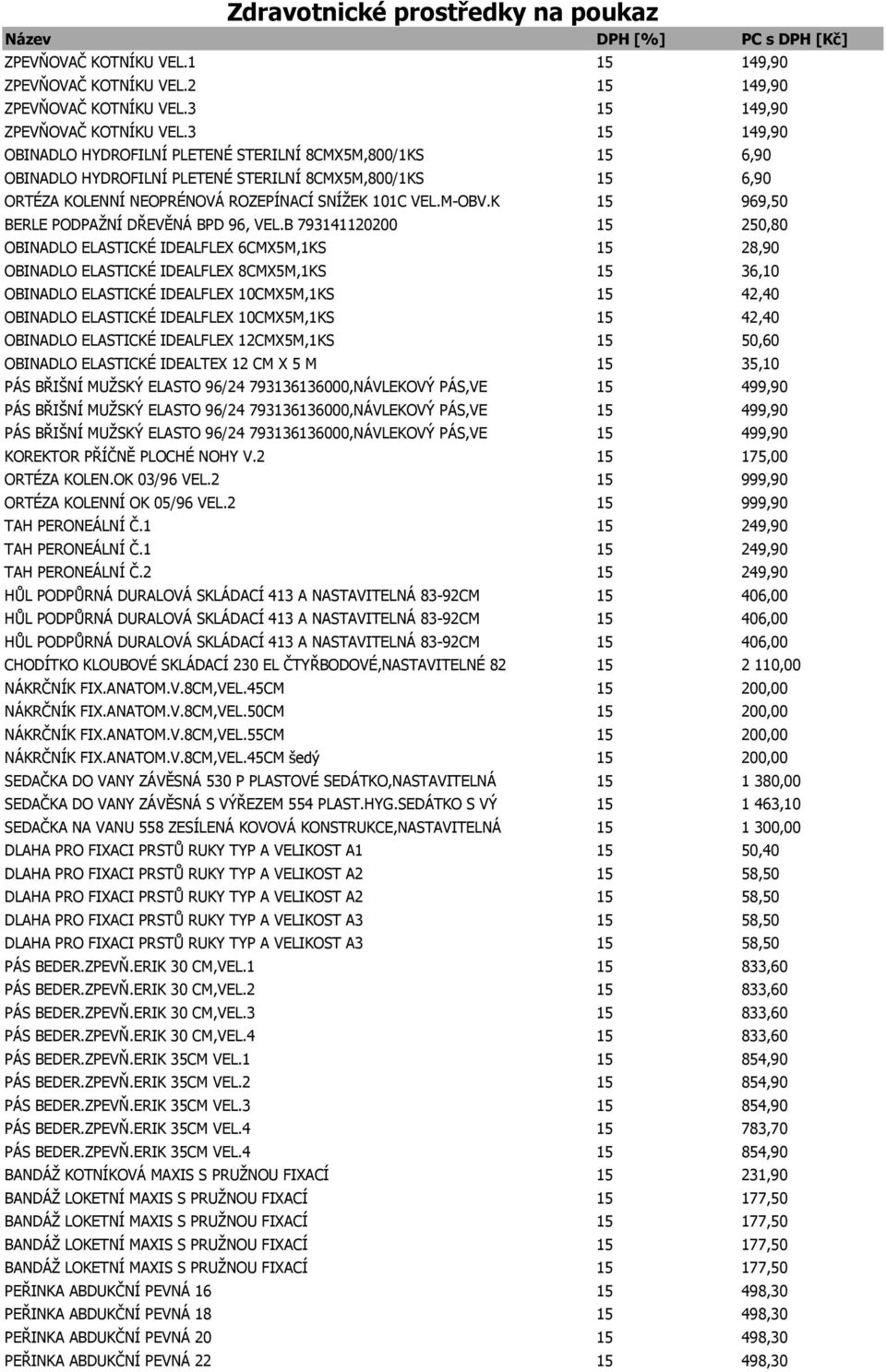 K 15 969,50 BERLE PODPAŽNÍ DŘEVĚNÁ BPD 96, VEL.