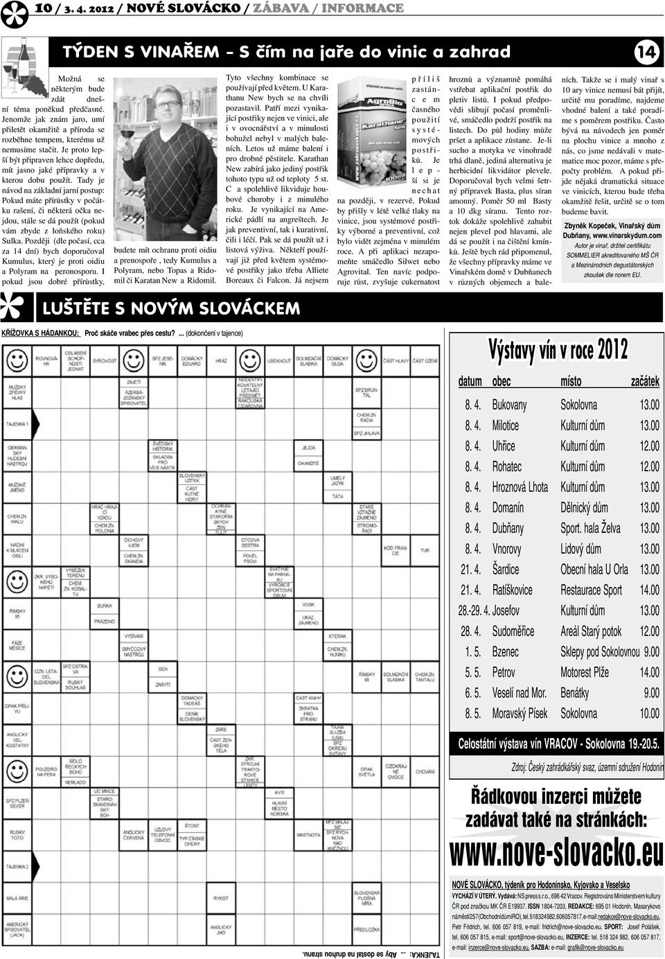 Tady je návod na základní jarní postup: Pokud máte přírůstky v počátku rašení, či některá očka nejdou, stále se dá použít (pokud vám zbyde z loňského roku) Sulka.